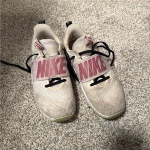 Nike Shoes in Cream and Red